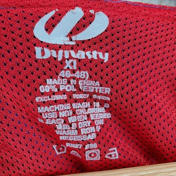 Texas Rangers Dynasty Jersey Men XL World Series Champs 2023 Stitched Blue Red - Picture 2 of 11